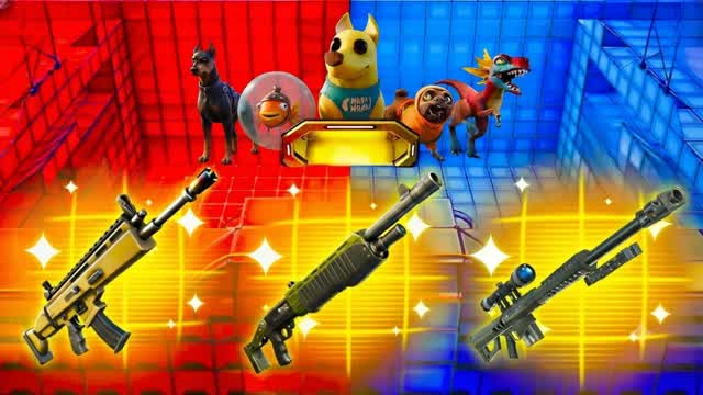 RVB RED VS BLUE RVB UNC โ Fortnite Creative map