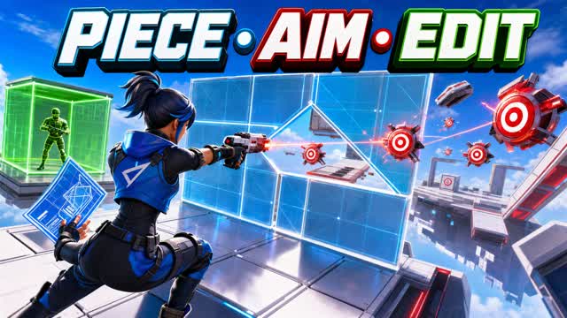 PRACTICE HUB: Build, Edit, Aim — Fortnite Creative map