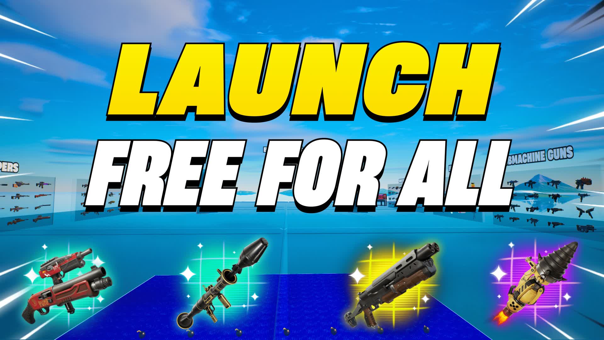 Launch: Free For All β Fortnite Creative map