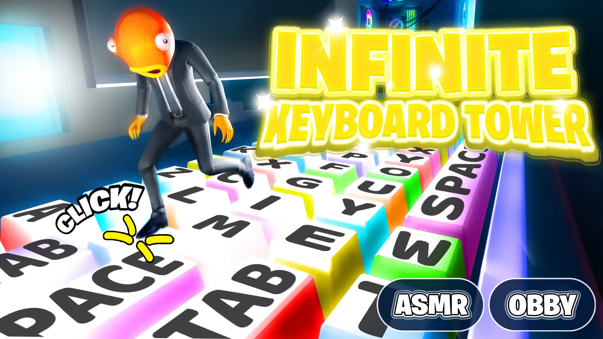INFINITE KEYBOARD TOWER ๐ โ Fortnite Creative map