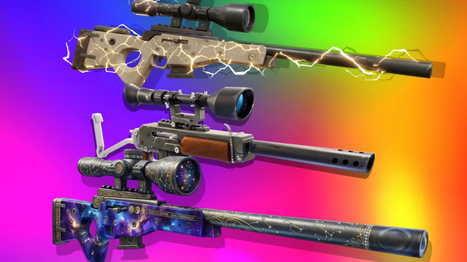 SNIPER ONE SHOT COLORS🌈 — Fortnite Creative map