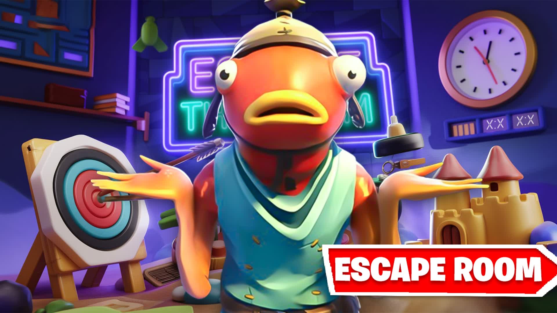 Escape room🧠🔎 — Fortnite Creative map