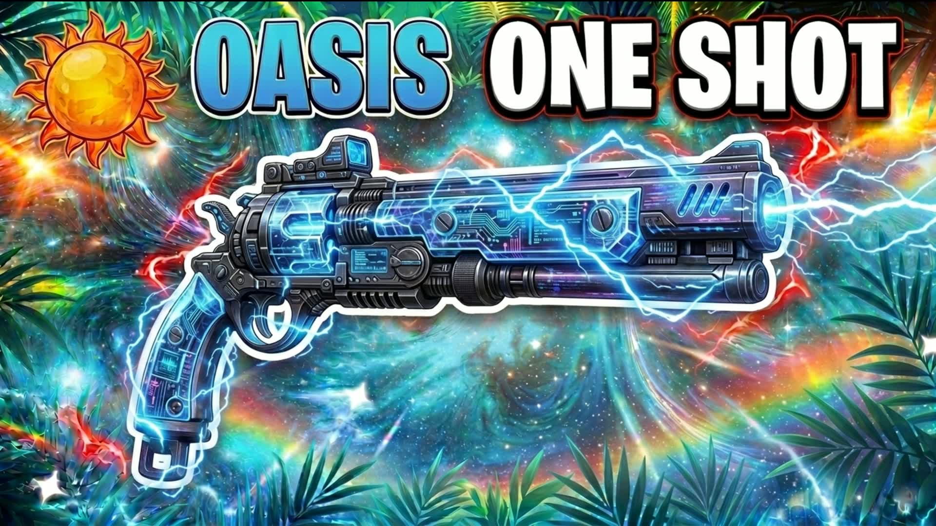 ☀️ OASIS GUN GAME 🌴 ONE SHOT FFA — Fortnite Creative map