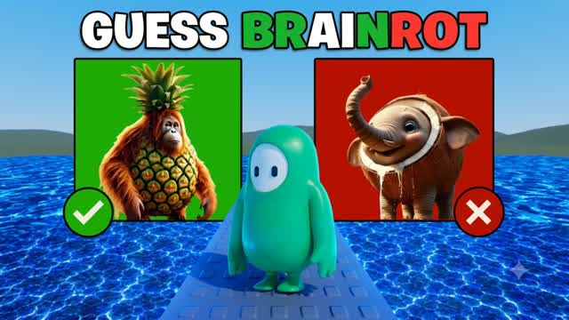 GUESS BRAINROT OR DIE💀 — Fortnite Creative map