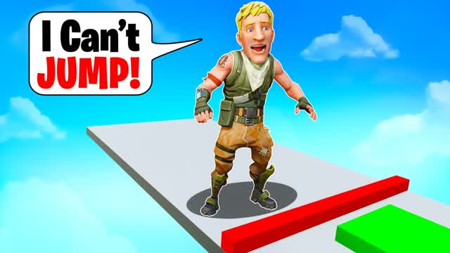 🏃♂️NO JUMP OBBY🏃♂️ — Fortnite Creative map