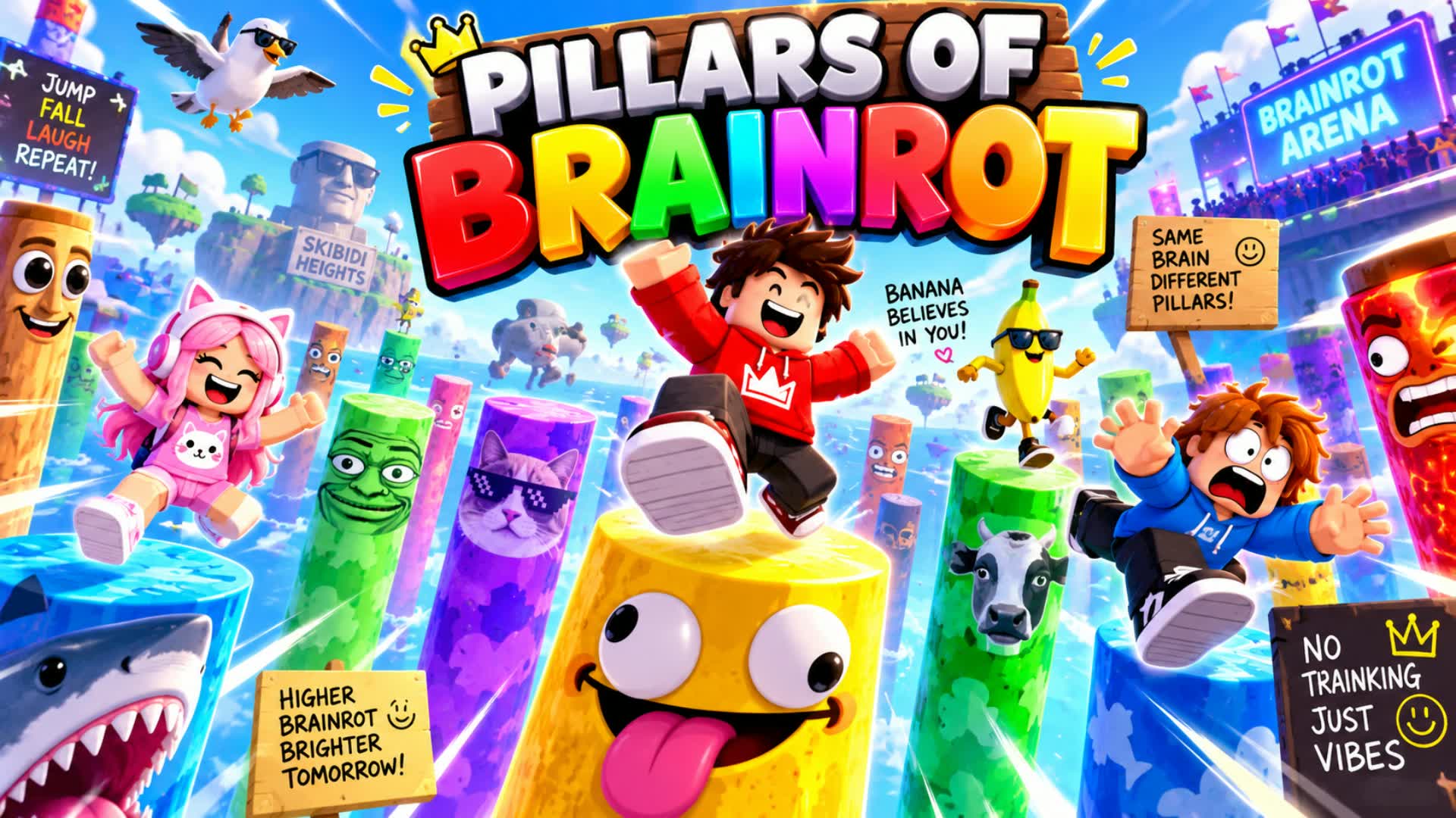 Pillars of Epic Brainrot — Fortnite Creative map