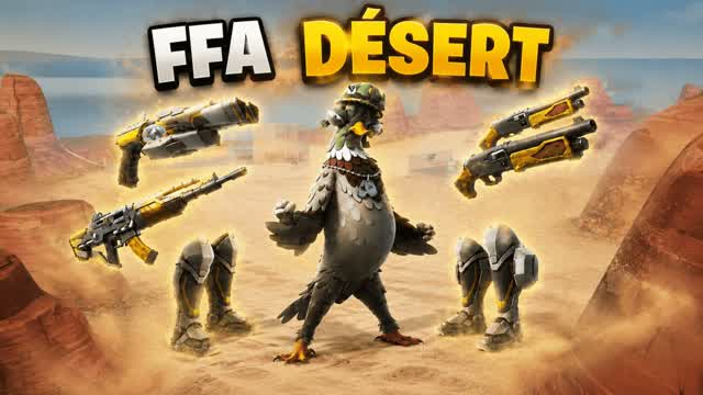 GÉANT FFA DESERT 🏜️ — Fortnite Creative map