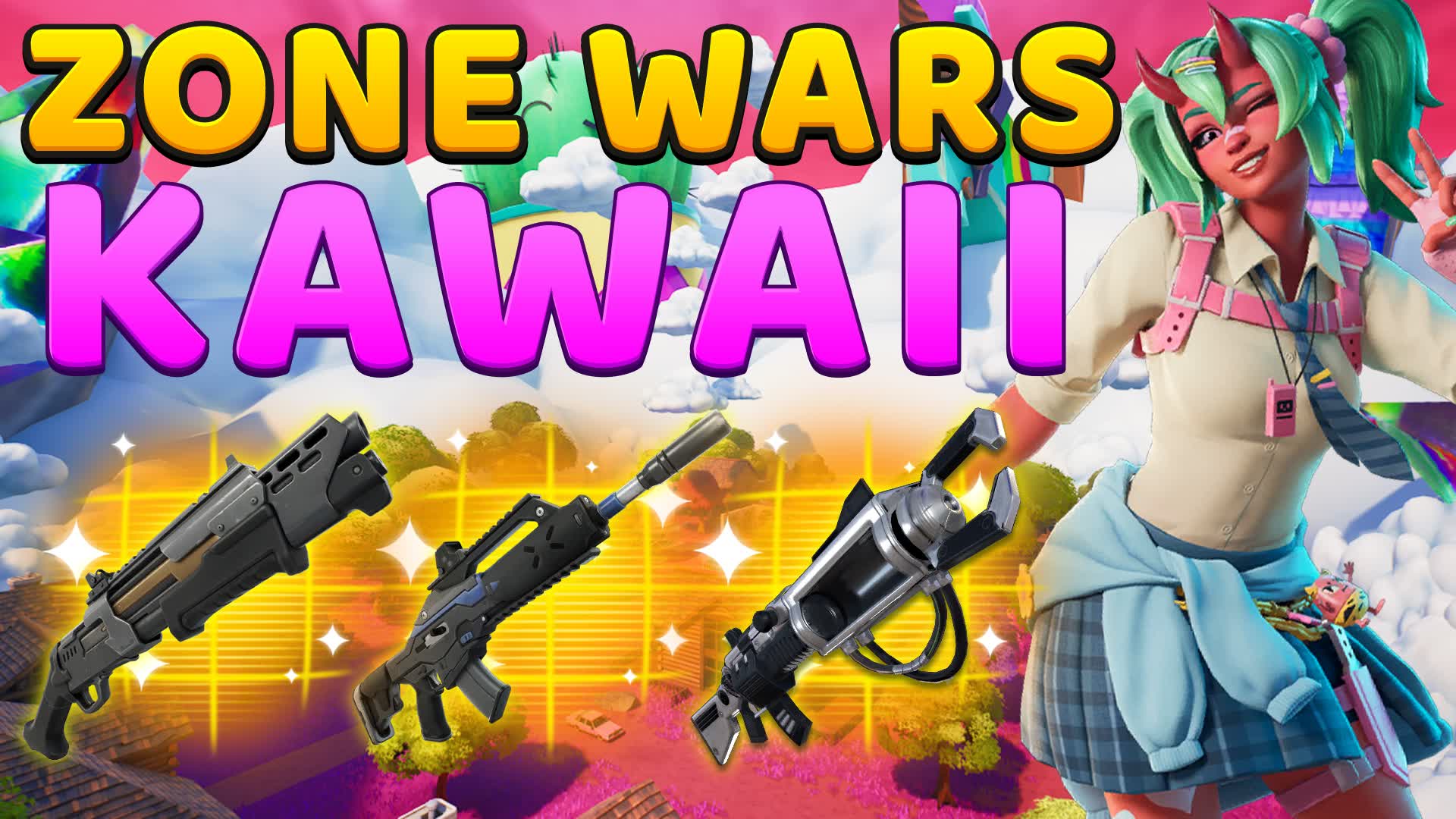 ❤KAWAII ZONE WARS UwU❤ — Fortnite Creative map