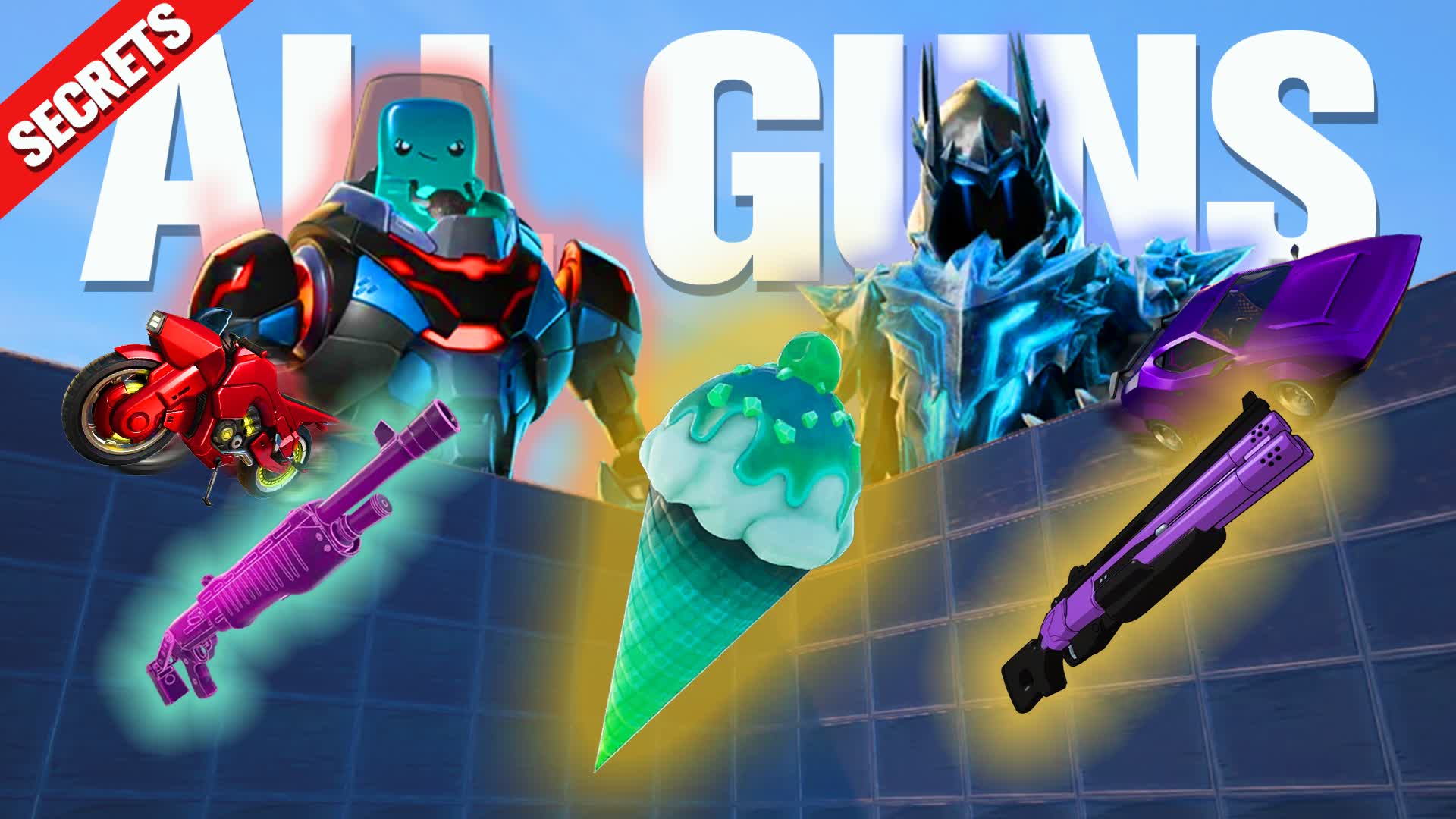Supermega 1v1 — Fortnite Creative map