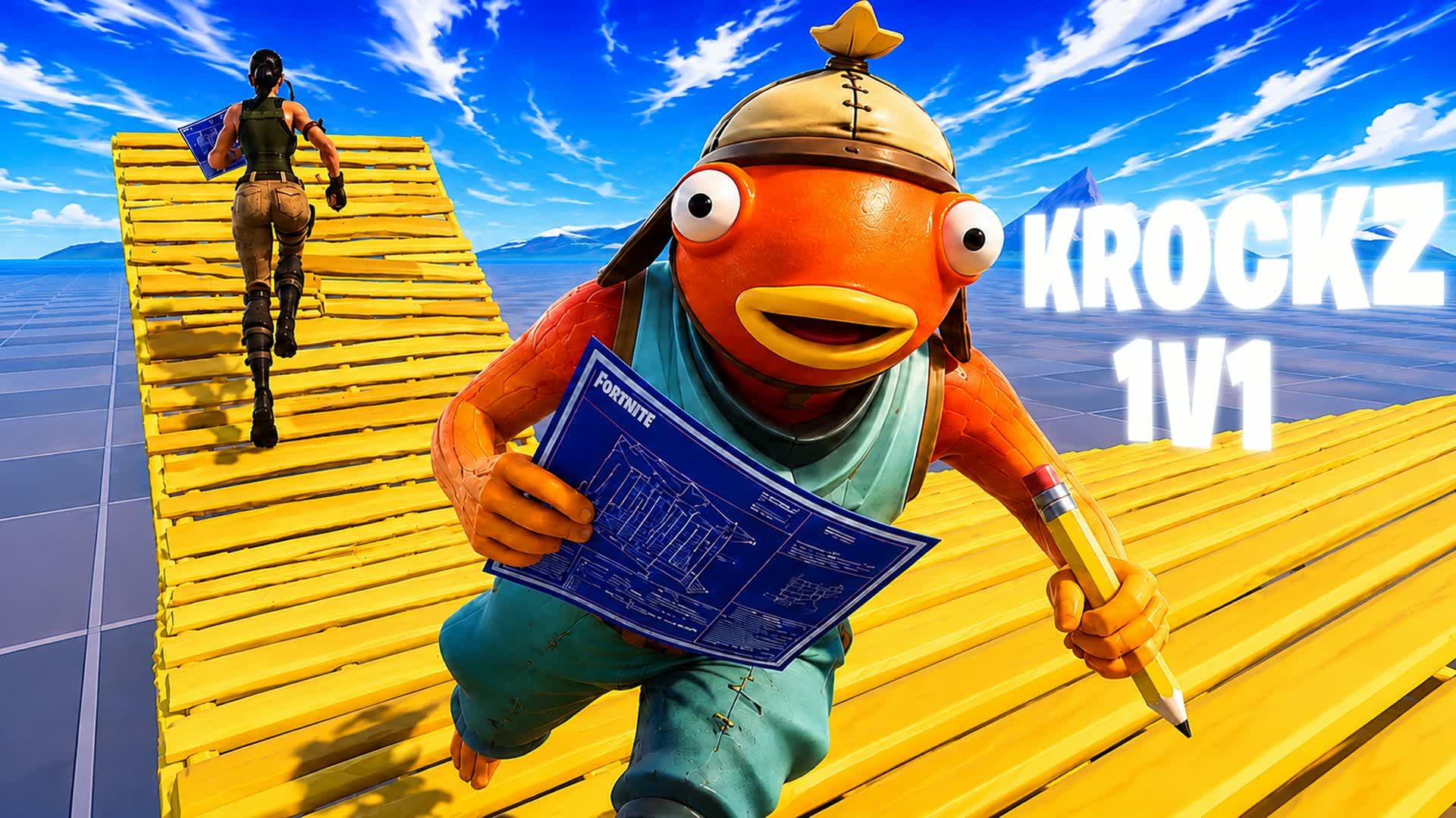 KROCKZ 1V1 BUILD FIGHTS (200 PUMPS) — Fortnite Creative map