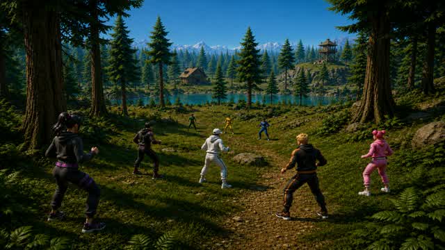 attack the forest — Fortnite Creative map