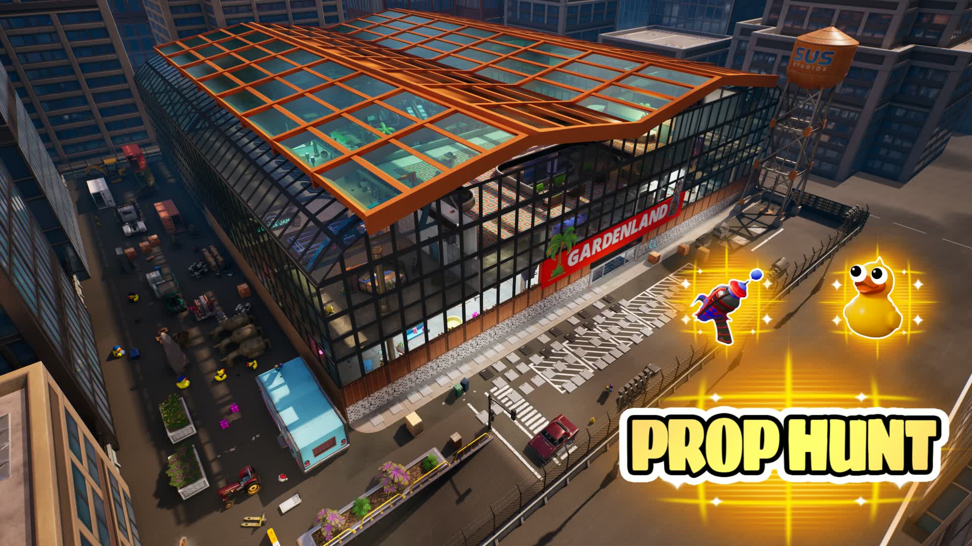 ESCONDITE GARDENLAND STORE PROP HUNT โ Fortnite Creative map
