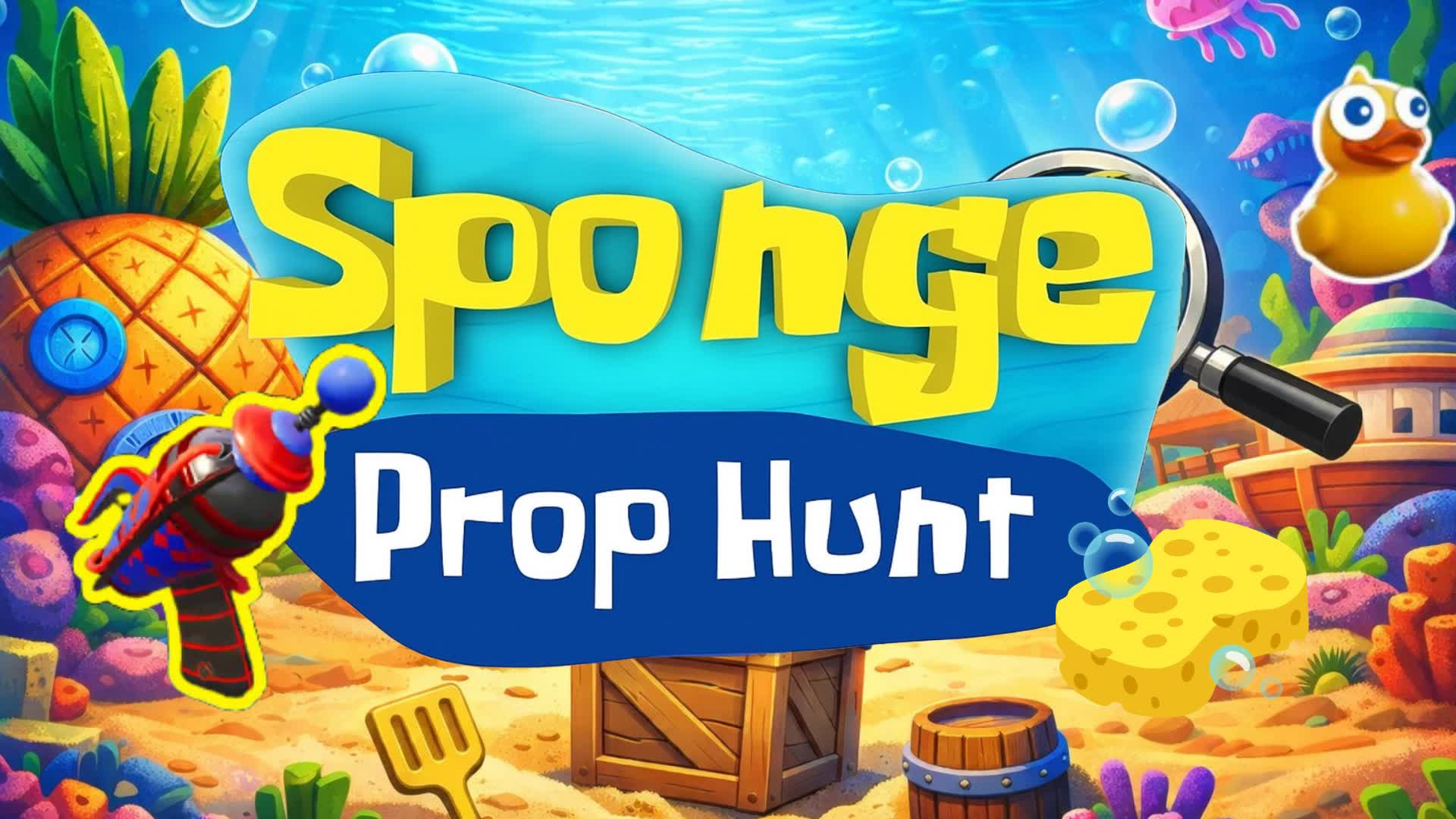 Sponge🧽 (Prop Hunt) — Fortnite Creative map