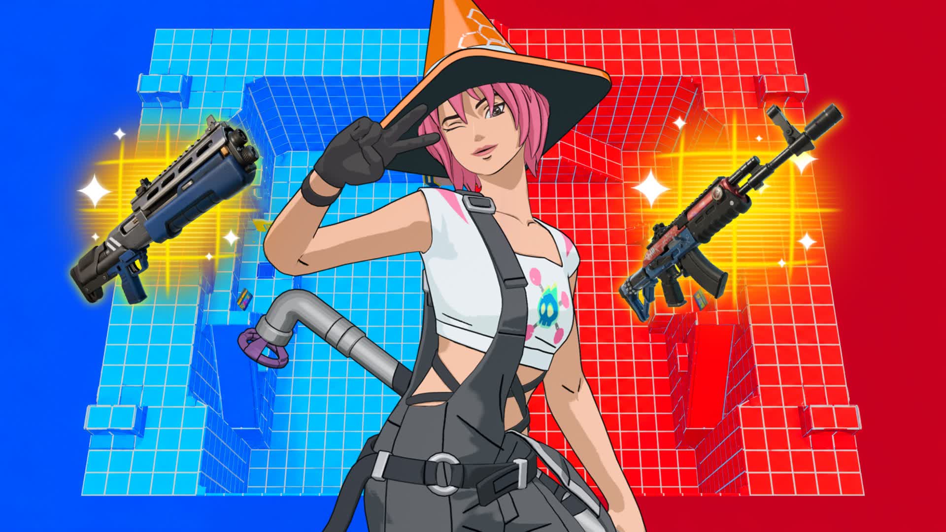 RELOADED π₯ RED VS BLUE β Fortnite Creative map