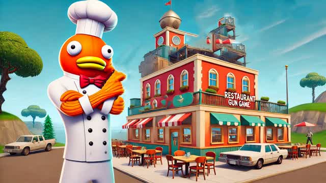 RESTAURANT GUN GAME 🍽 — Fortnite Creative map
