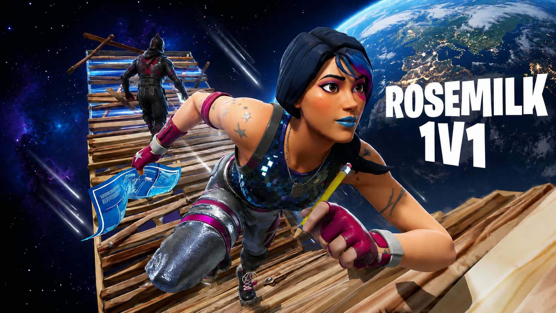 ROSEMILK 1V1 BUILD FIGHTS — Fortnite Creative map
