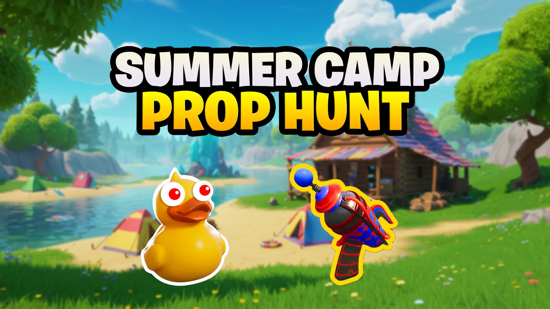 SUMMER CAMP PROP HUNT โ Fortnite Creative map