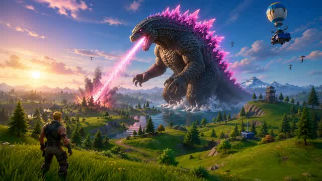 godzilla reload event — Fortnite Creative map
