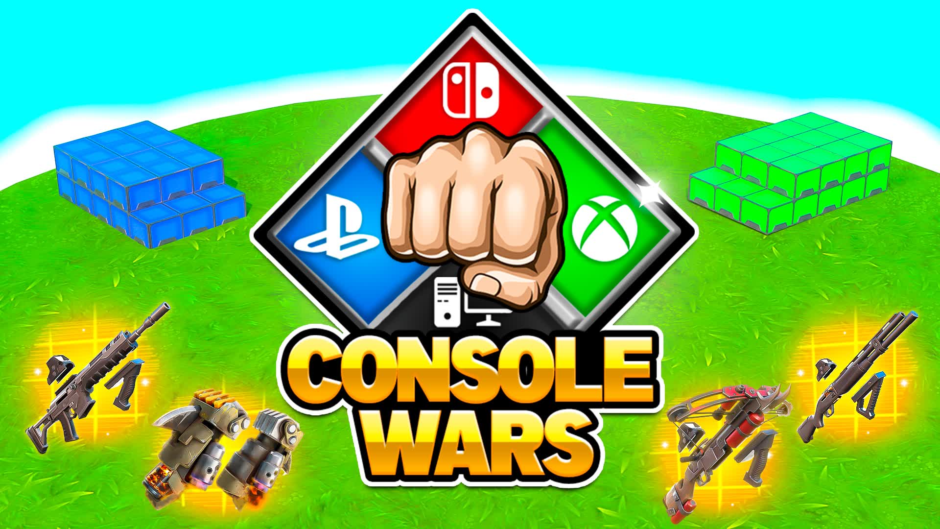 CONSOLE ZONE WARS 👑 — Fortnite Creative map