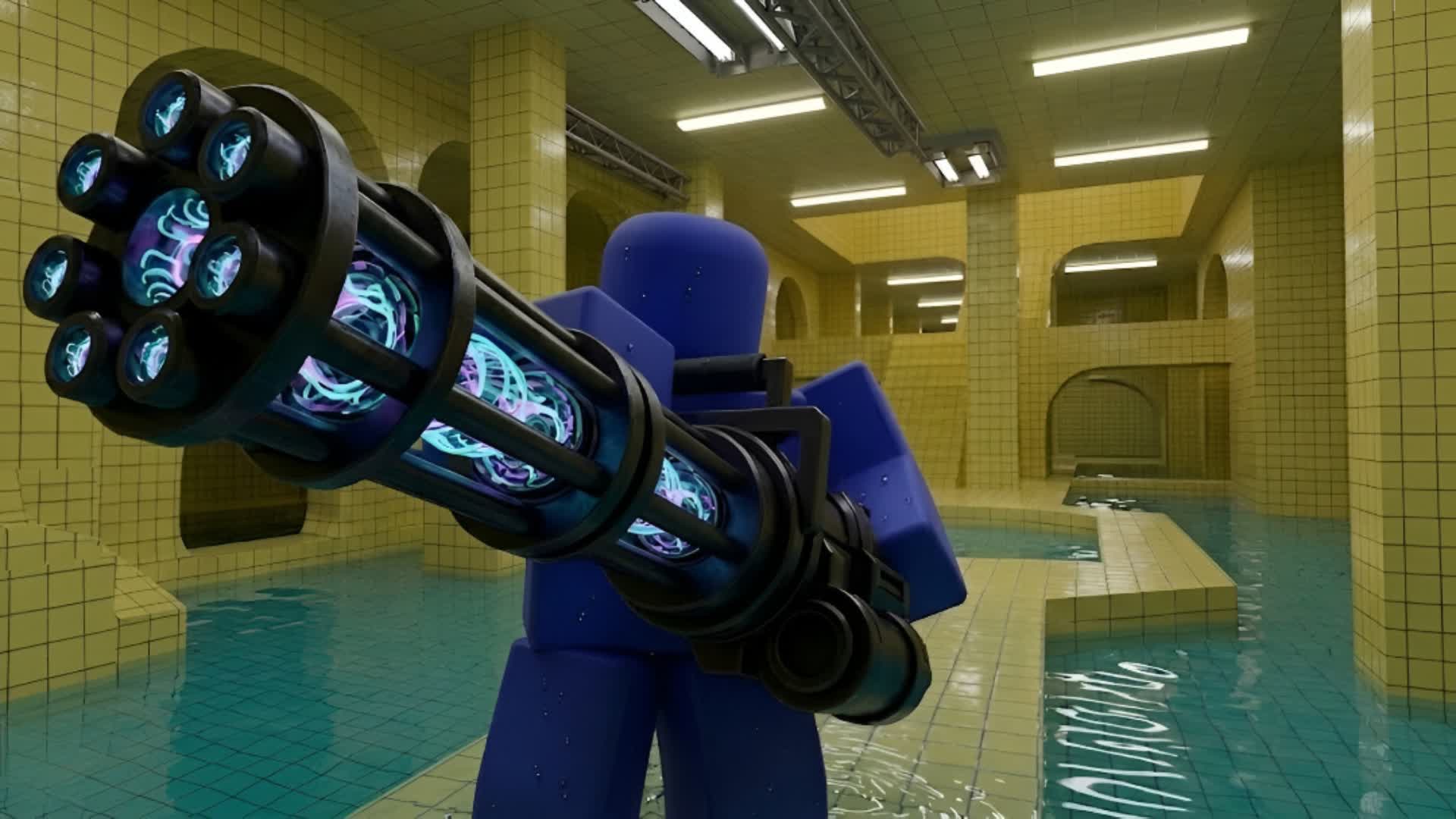 MEGA RED VS BLUE ๐ด๐ต SECRET GUN ๐คซโ โ Fortnite Creative map