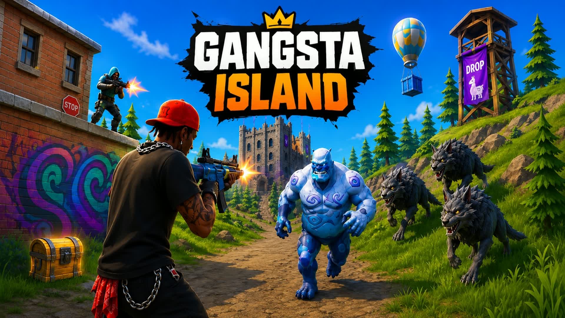 Gangsta Island — Fortnite Creative map