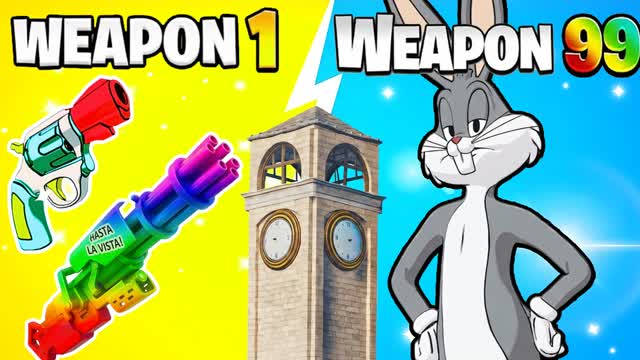 FIRST PERSON GUN GAME COOL — Fortnite Creative map