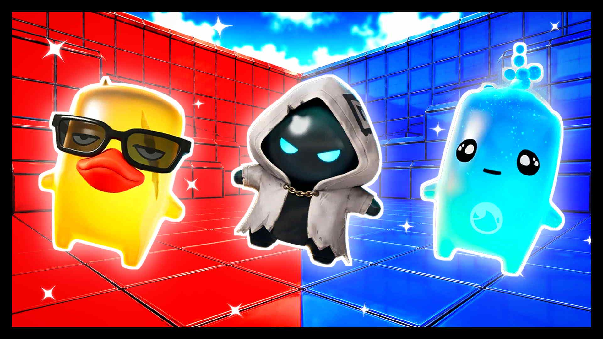 BLUE VS RED KEEP YOUR AIM CALM π΅π΄ β Fortnite Creative map