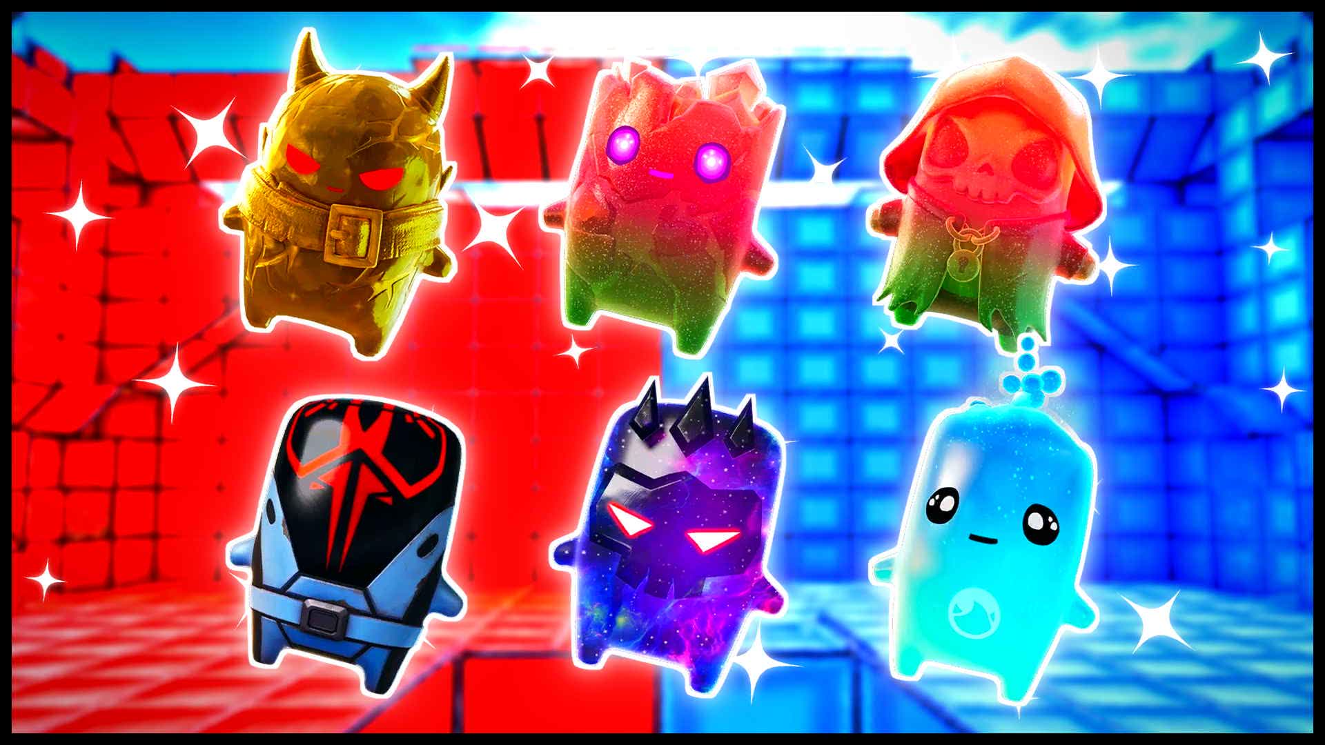 RED VS BLUE METAL SPARK π΄π΅ β Fortnite Creative map