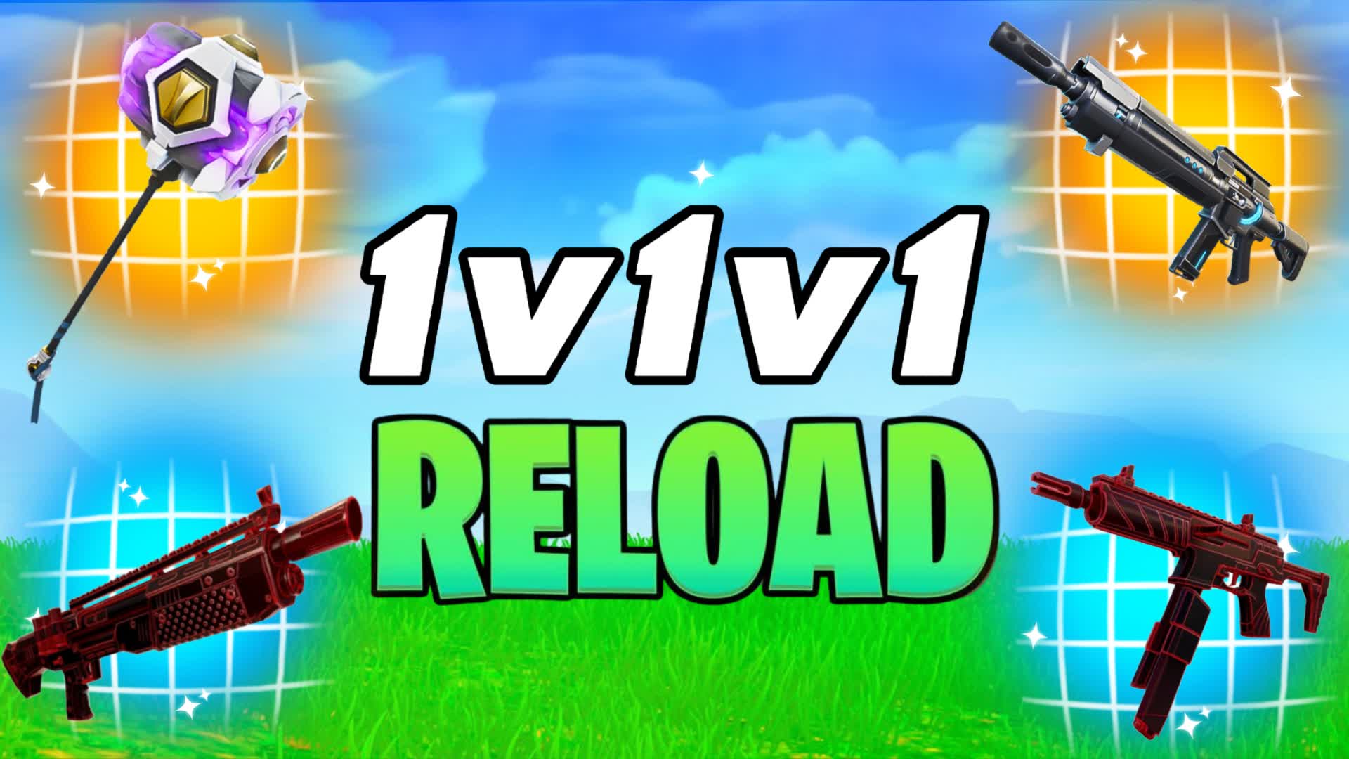 1v1v1v1 RELOAD PVP 1v1v1 - Free For All — Fortnite Creative map