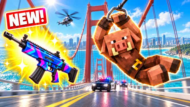 AWESOME RED VS BLUE CRAZY B1 π΄π΅ β Fortnite Creative map