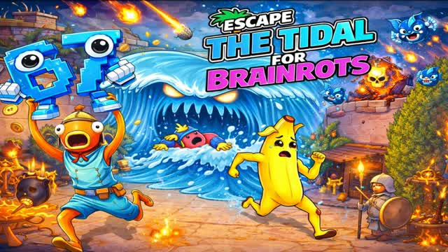 Escape Tridal Brainrots โ Fortnite Creative map