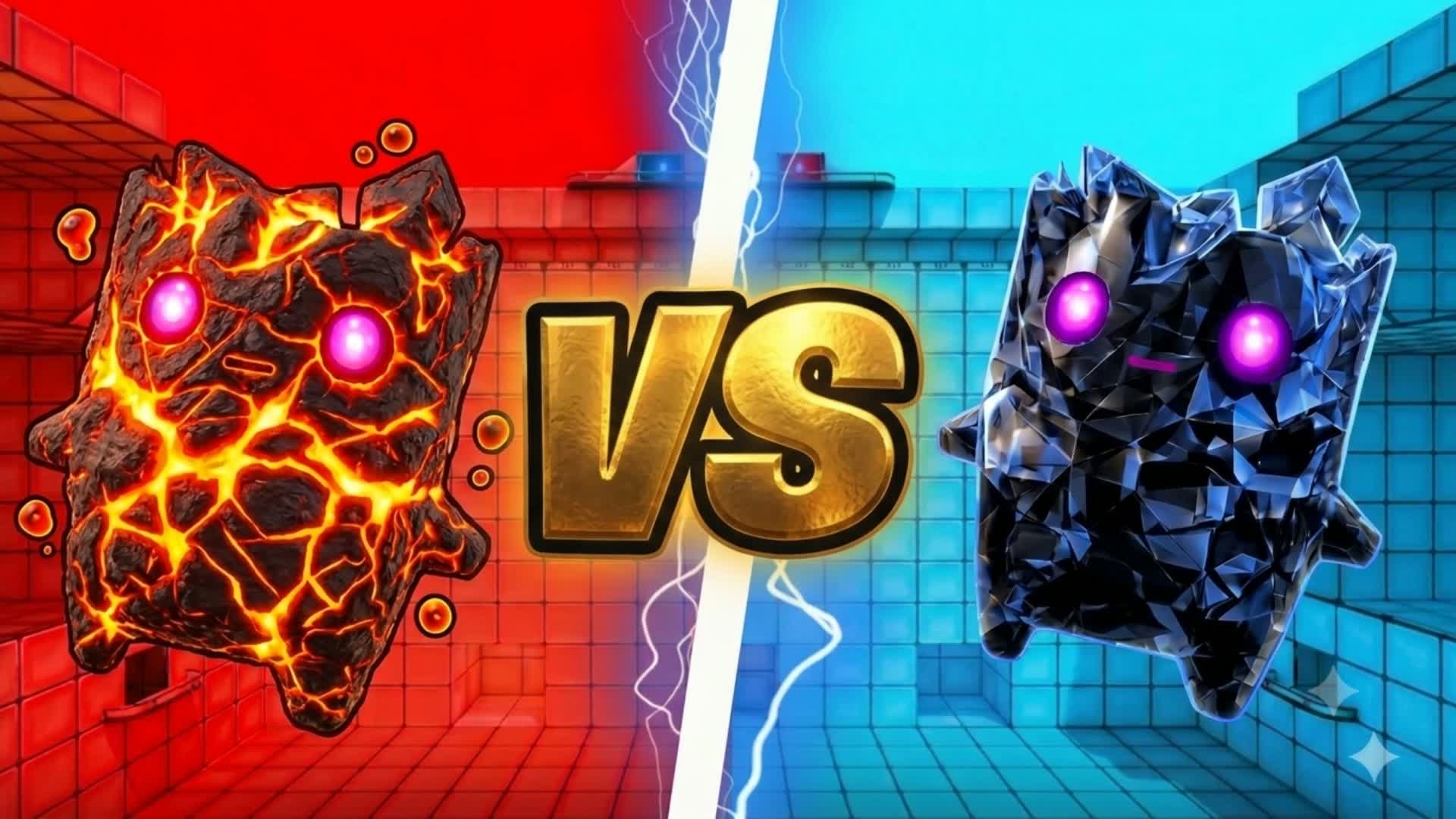 ROUGE CONTRE BLEU LA MAGIE RVB — Fortnite Creative map