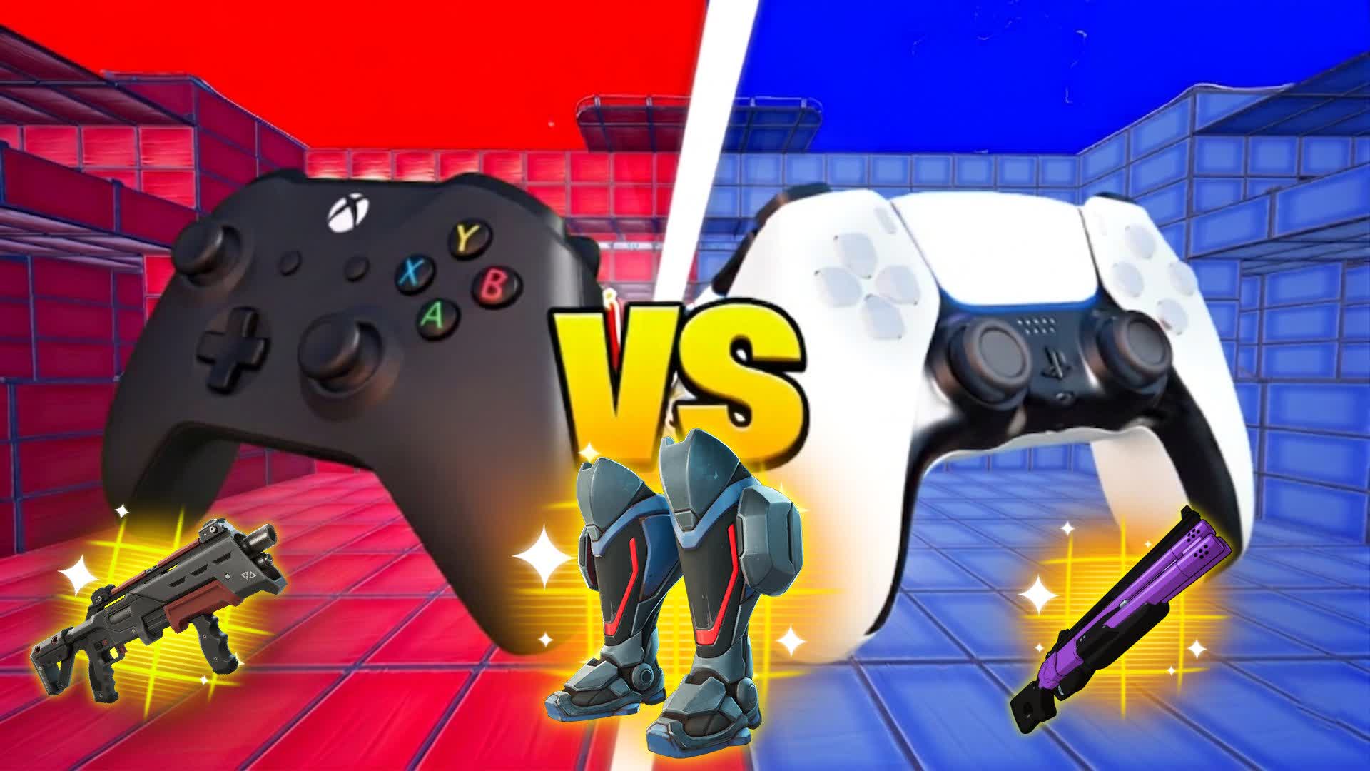 TMNT🔵 PS5 VS XBOX 🔴 — Fortnite Creative map