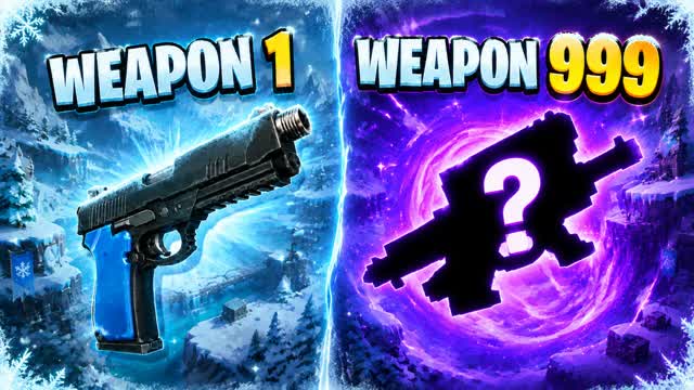 ๐ FROSTLAND GUN GAME ๐ฏ ONE SHOT โ Fortnite Creative map