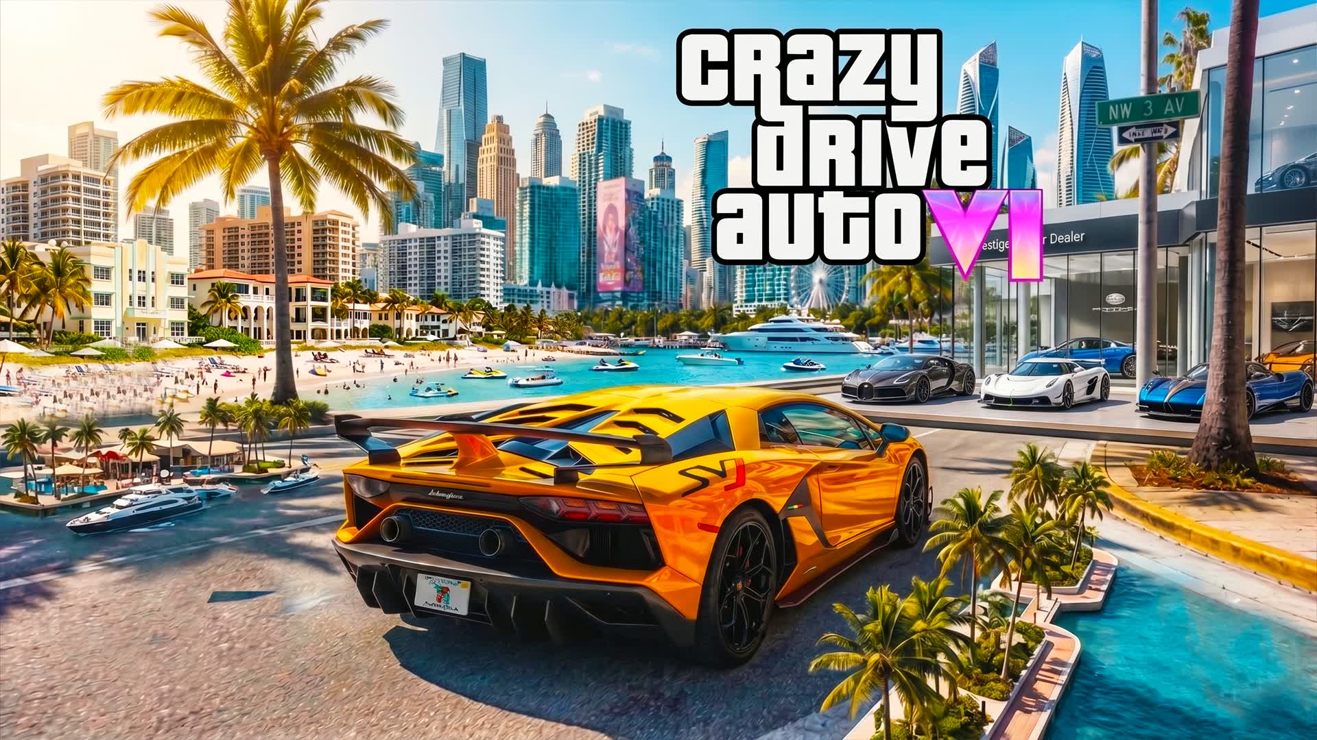 CRAZY DRIVE DRIVE AUTO — Fortnite Creative map