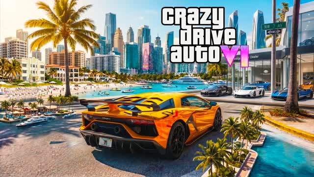 CRAZY DRIVE DRIVE AUTO โ Fortnite Creative map