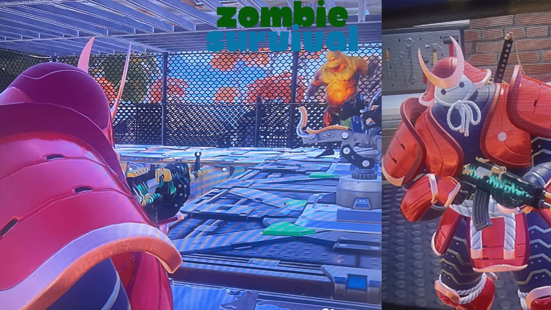 Zombie survival — Fortnite Creative map