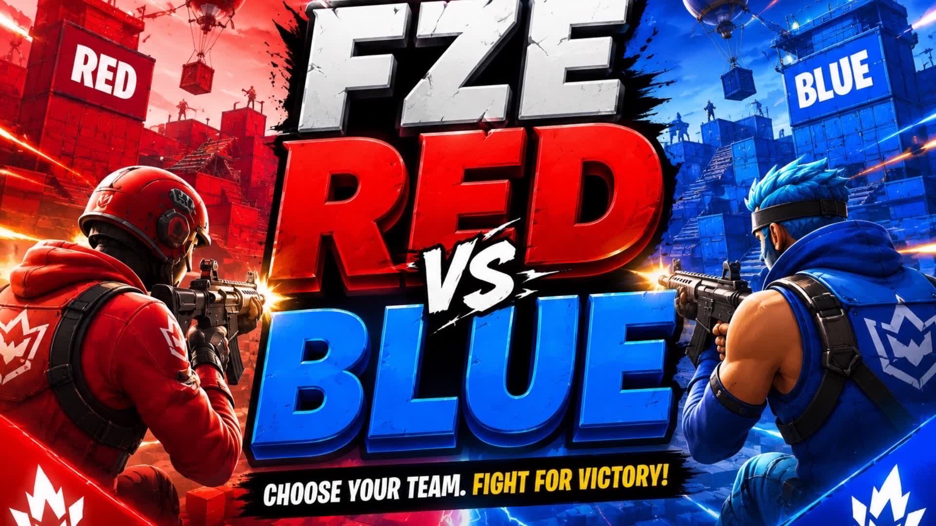 FZE red vs Blue — Fortnite Creative map