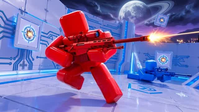 RED VS BLUE🔵 🔴 RAILY — Fortnite Creative map