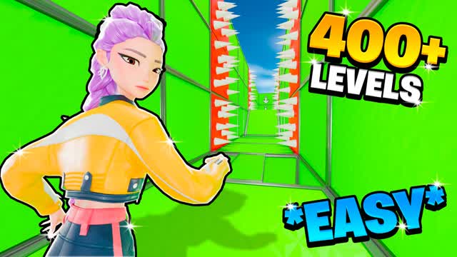 MEGA PARKOUR 400+ 🎭 FASHION SHOW — Fortnite Creative map