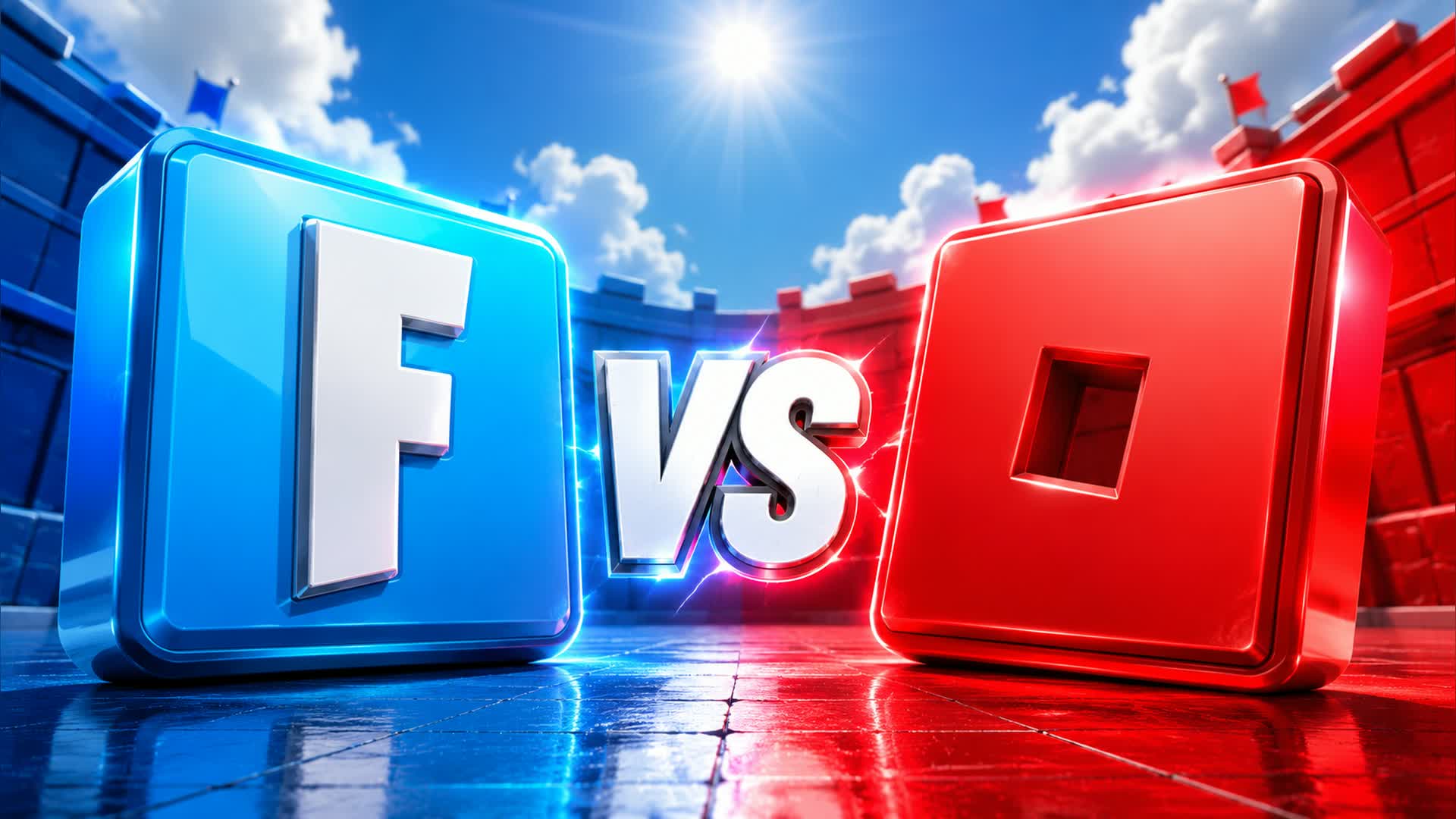 BLUE VS RED FINAL TRADE π΅π΄ β Fortnite Creative map