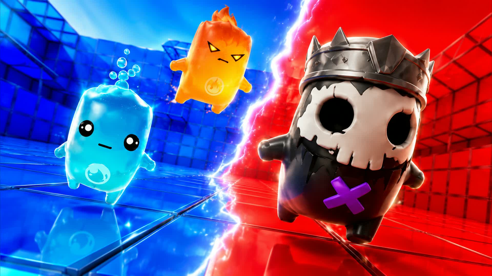 BLUE VS RED TURBO BATTLE π΅π΄ β Fortnite Creative map