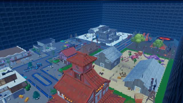 Prop Hunt multi-biôme — Fortnite Creative map