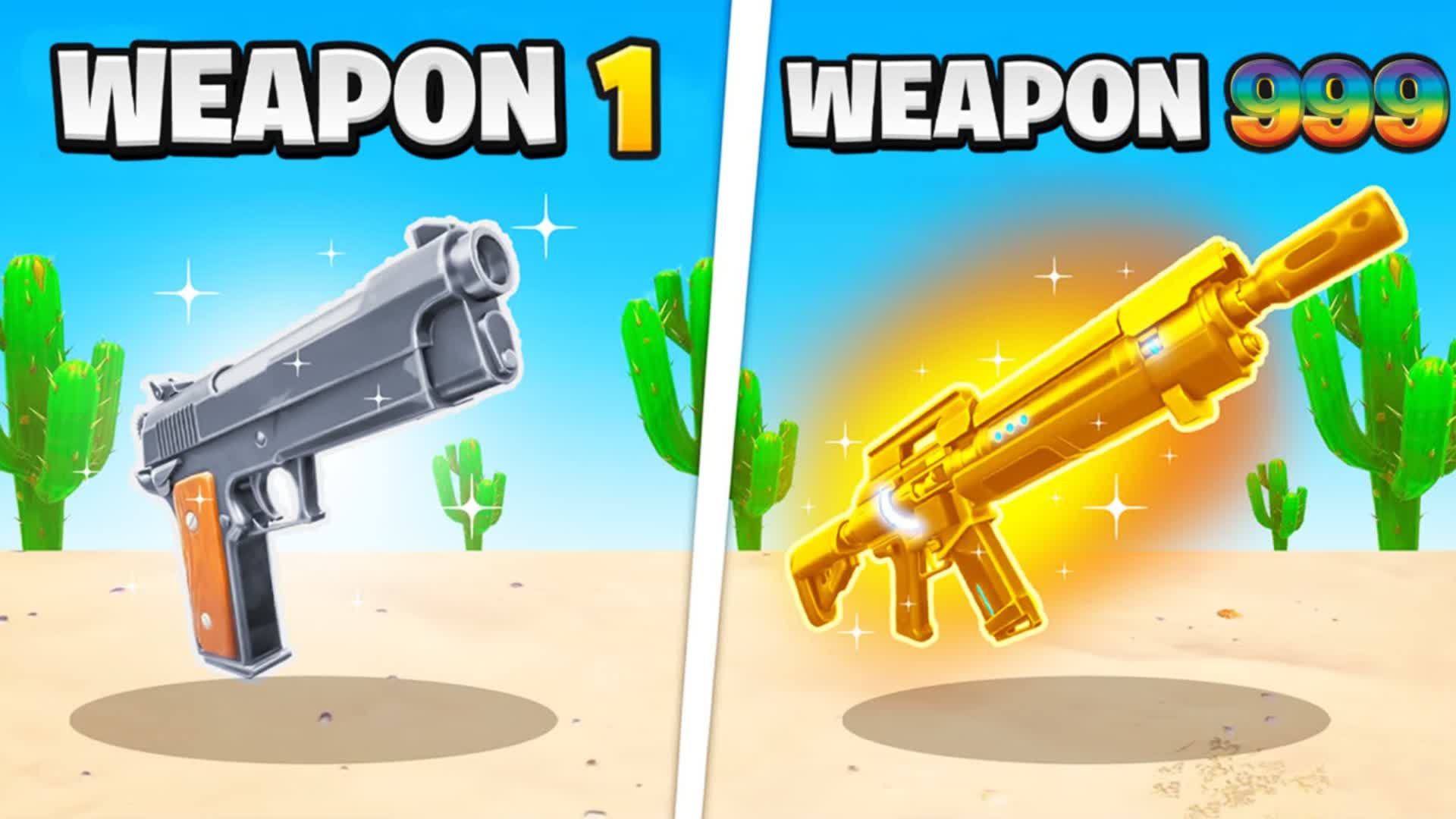 ULTIMATE🔫ISLAND GUN GAME🎯ONE SHOT — Fortnite Creative map