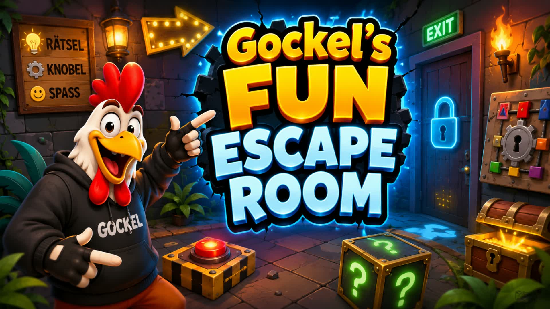 Gockel's Fun Escape Room — Fortnite Creative map