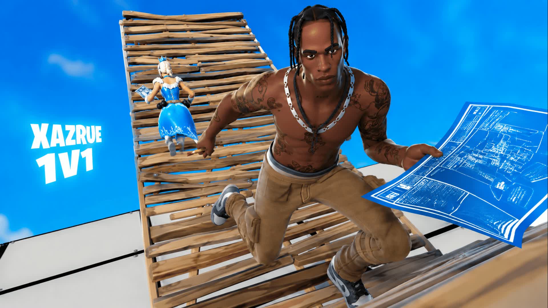 Xazrue 1v1 Map (200 Pumps) — Fortnite Creative map