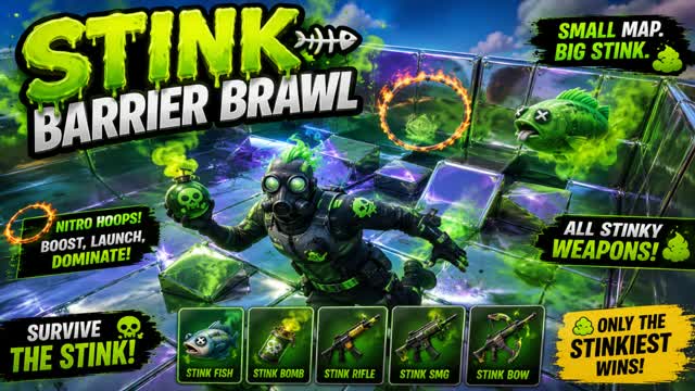 Stink Blast Battle! — Fortnite Creative map