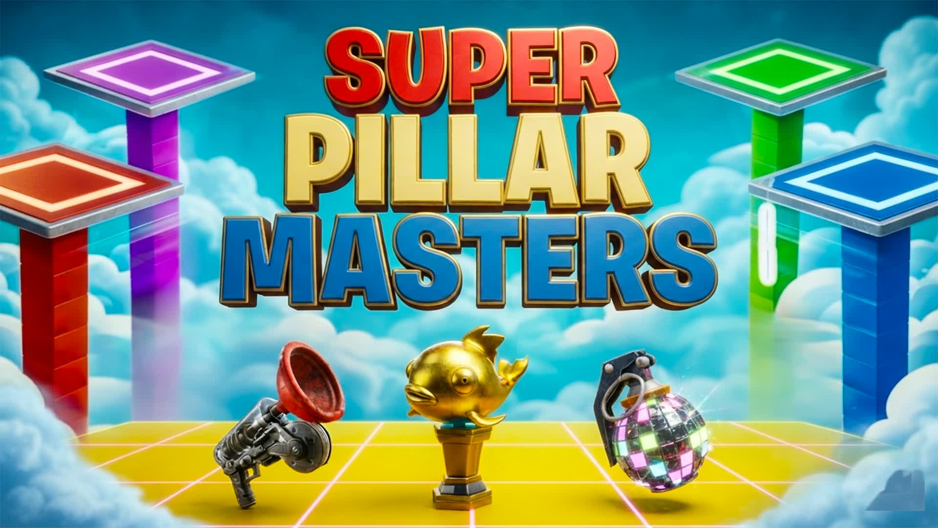 SUPER PILLAR MASTERS β Fortnite Creative map