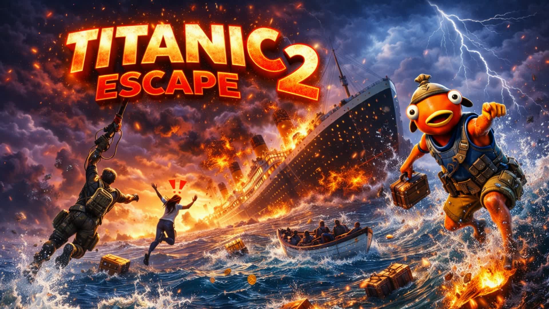 TITANIC ESCAPE 2 — Fortnite Creative map
