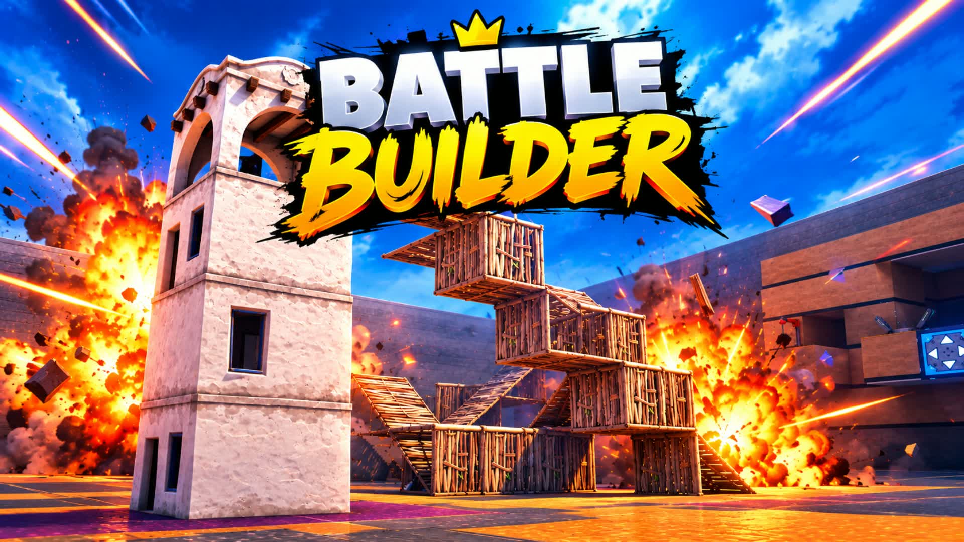 BATTLE BUILDER 🧱 — Fortnite Creative map